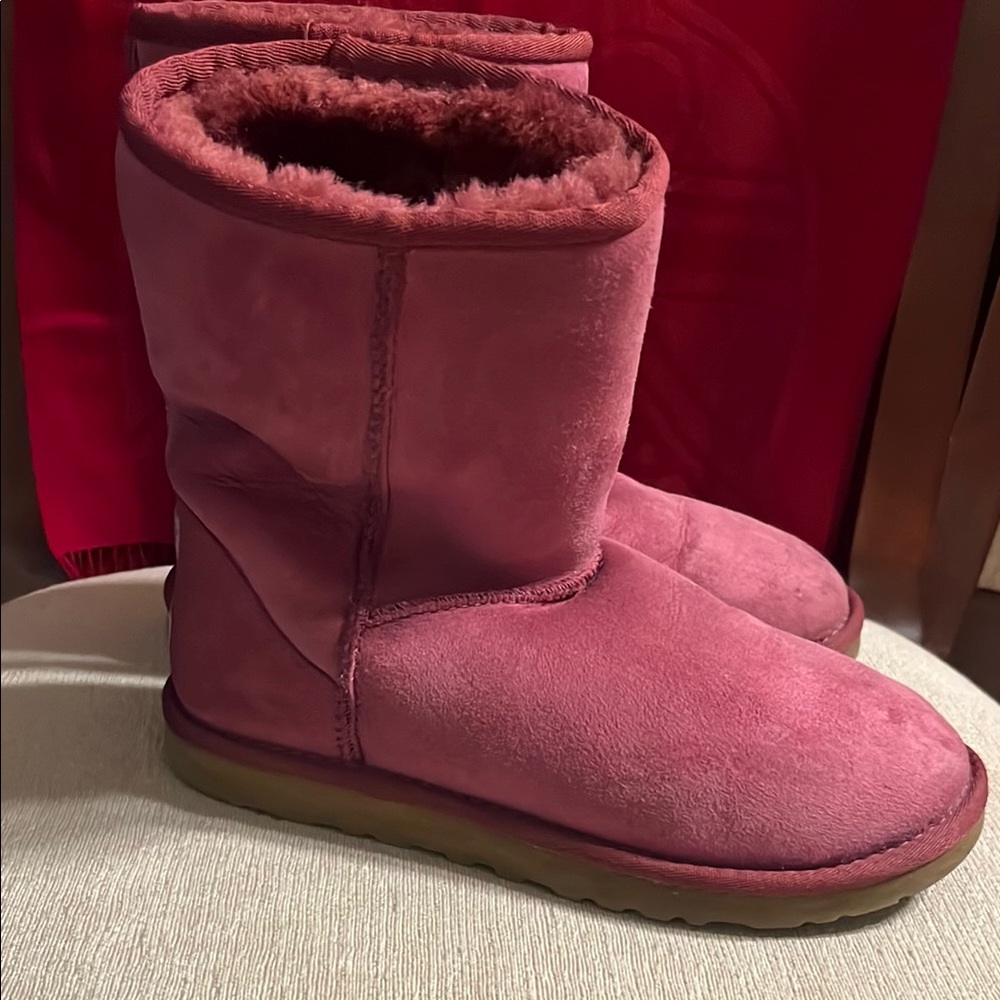 UGG Women's Pink Classic Boots size 6